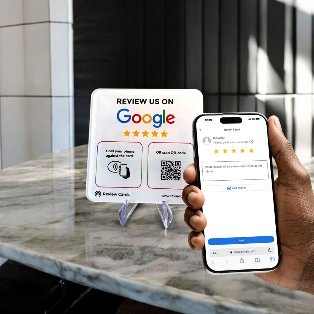 Google Review Plate