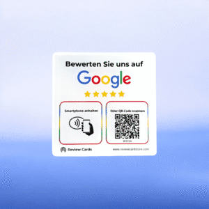 Google Review Plate - German